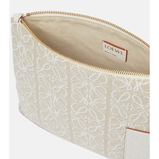 Loewe Paula's Ibiza Anagram Canvas Pouch - Image 2