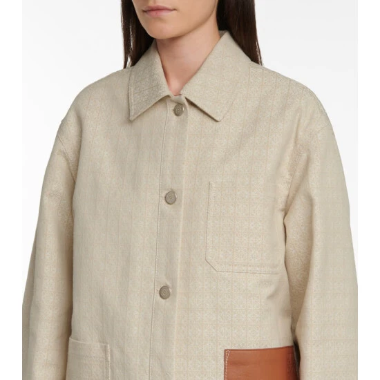 Loewe Anagram Jacquard Cotton Jacket - Image 3