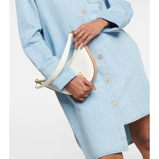 Loewe Asymmetric Denim Shirt Dress - Image 4