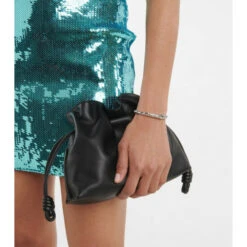 Loewe Flamenco Mini Leather Clutch
