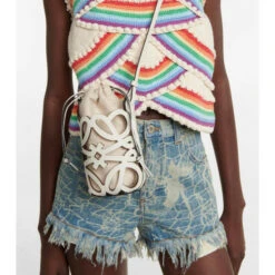 Loewe Paula's Ibiza Anagram Canvas Bucket Bag