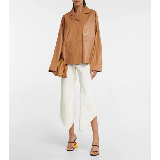 Loewe Anagram Leather Jacket