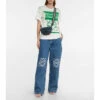 Loewe Anagram High-rise Wide-leg Jeans