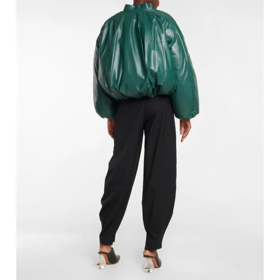 Loewe Padded Leather Bomber Jacket - Image 2