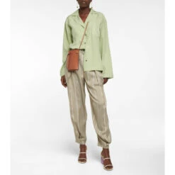 Loewe Anagram Jacquard Silk Shirt