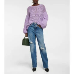 Loewe Anagram Mohair-blend Sweater