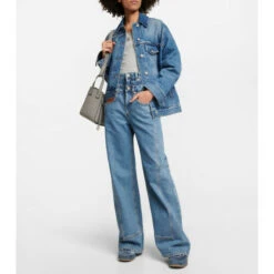 Loewe High-rise Wide-leg Jeans