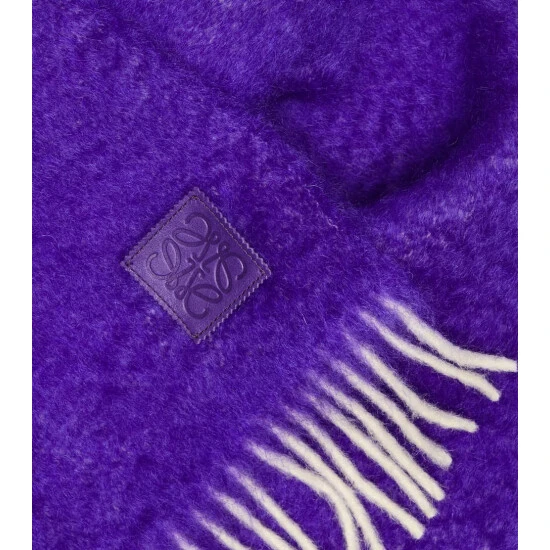 Loewe Anagram Mohair-blend Scarf - Image 3