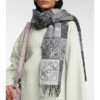 Loewe Anagram Wool And Cashmere Scarf