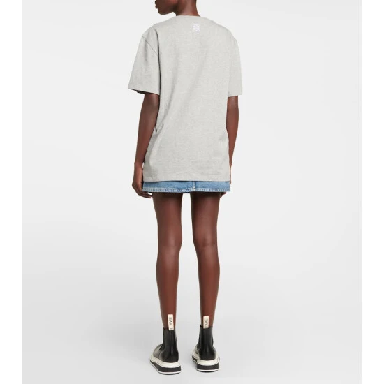 Loewe Embroidered Cotton Jersey T-shirt - Image 2