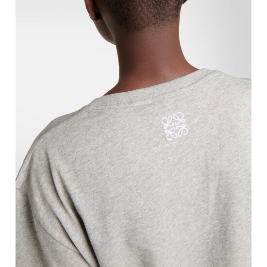 Loewe Embroidered Cotton Jersey T-shirt - Image 5
