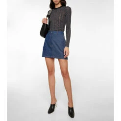 Loewe Anagram Jacquard Striped Top