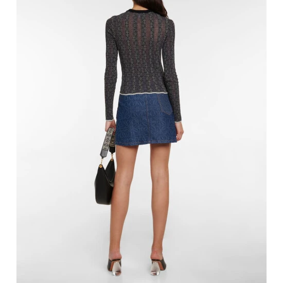 Loewe Anagram Jacquard Striped Top - Image 2