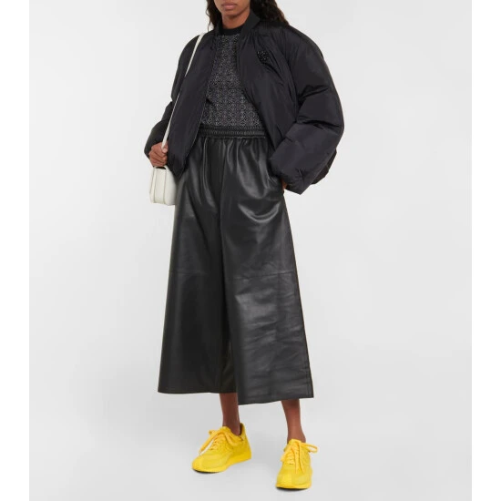 Loewe Leather Cropped Pants