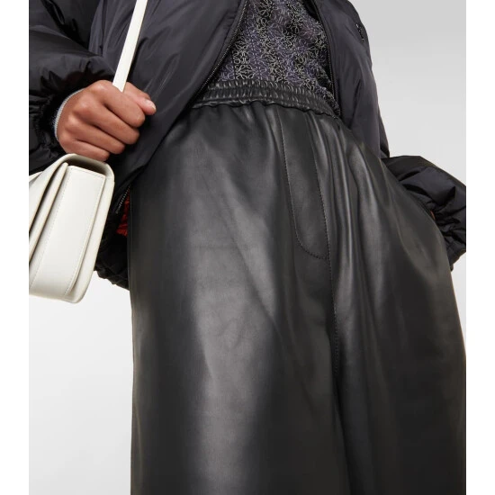 Loewe Leather Cropped Pants - Image 3
