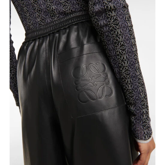 Loewe Leather Cropped Pants - Image 4