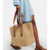 Loewe Fold Raffia Tote Bag
