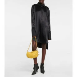 Loewe Silk Satin Shirt Dress