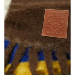 Loewe Striped Mohair-blend Blanket