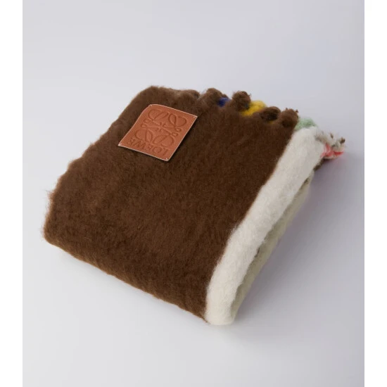 Loewe Striped Mohair-blend Blanket - Image 4