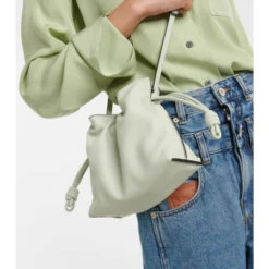 Loewe Flamenco Mini Leather Clutch