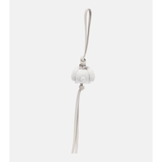 Loewe Bunny Wool And Leather Keychain - Image 2