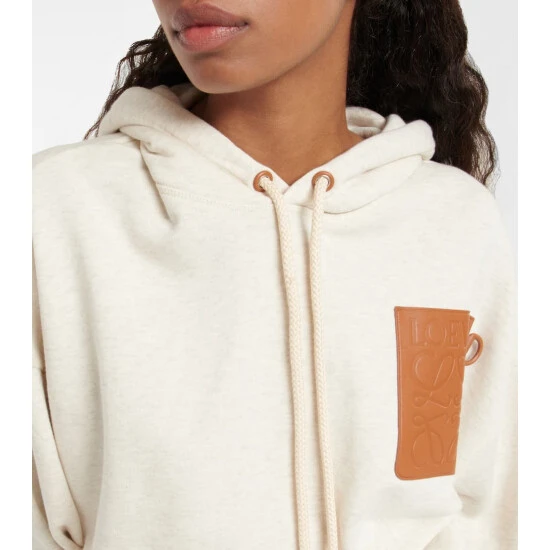 Loewe Anagram Cotton Fleece Hoodie - Image 3