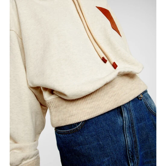 Loewe Anagram Cotton Fleece Hoodie - Image 4