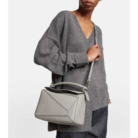 Loewe Puzzle Small Leather Shoulder Bag - Image 4