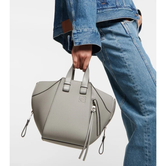 Loewe Hammock Compact Leather Tote Bag