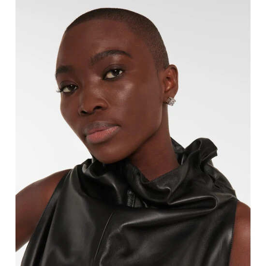 Loewe Anagram Sterling Silver Stud Earrings - Image 2