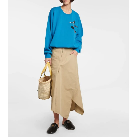 Loewe X Howl's Moving Castle Turnip Head Wool Sweatshirt