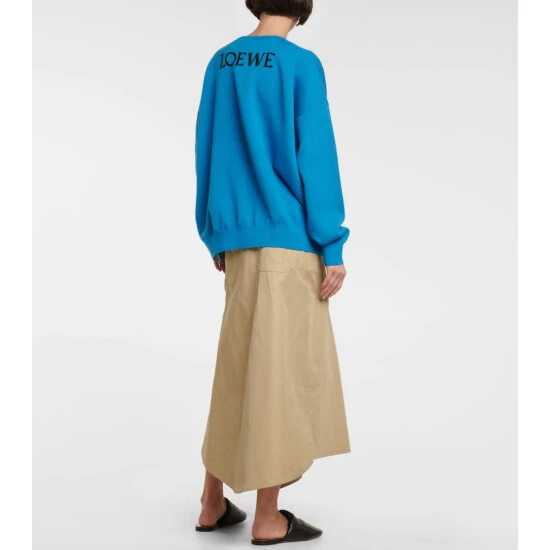 Loewe X Howl's Moving Castle Turnip Head Wool Sweatshirt - Image 3