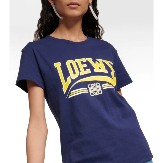 Loewe Logo Cotton T-shirt - Image 3