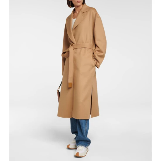 Loewe Wool And Cashmere Trench Coat - Image 5