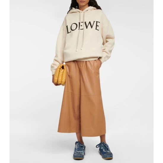 Loewe Logo-print Cotton-blend Hoodie