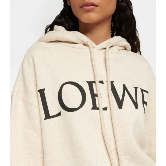 Loewe Logo-print Cotton-blend Hoodie - Image 3
