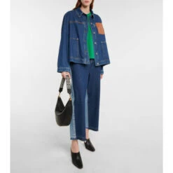 Loewe Two-tone High-rise Straight Jeans